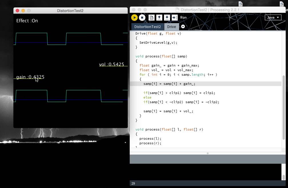 Processing - Distortion Programming Test 2 - YouTube