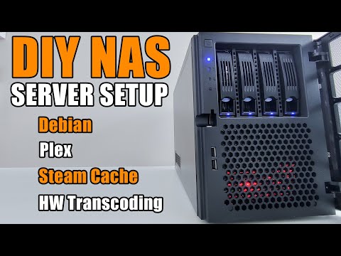 DIY NAS Server Setup with Debian / Plex / Raid 5 / Steam Library Caching / UrBackup / SMB Part 2