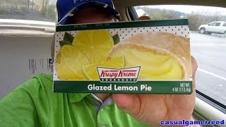 Reed Reviews - Krispy Kreme Glazed Lemon Pie