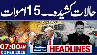 Russia Strikes Ukraine | Situation Turns Critical | 07 AM News Headlines | 2 FEB 26 | Samaa TV