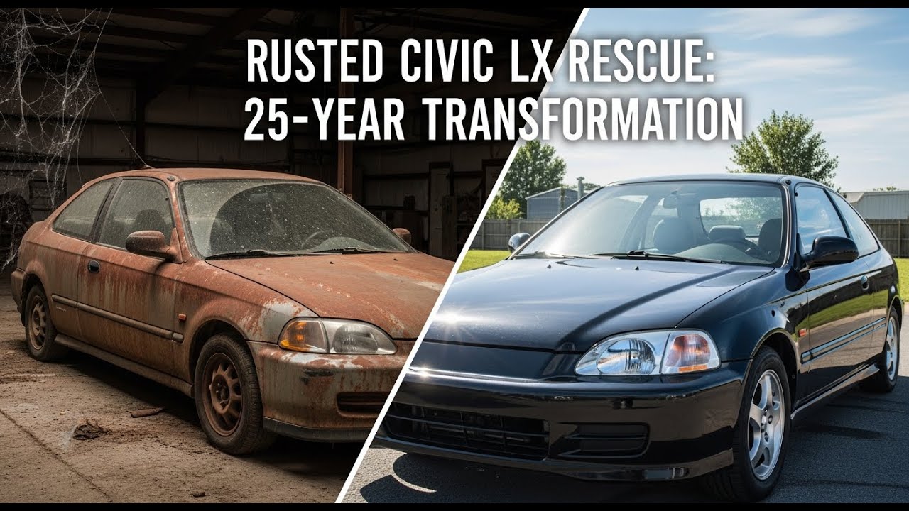 RUST TO GLORY 1998 Honda Civic LX Restoration