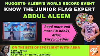 My Introduction: Know more about Abdul Aleem, "The Junior Flag Expert".