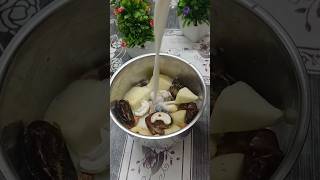 🥛Desi Protein Morning  Routine Mix Dry Fruits Milkshake 😆 | Energy Drink✅#healthy #dryfruits #shorts