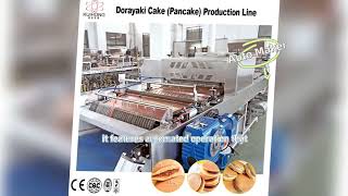 Automatic dorayaki Pancake production line English