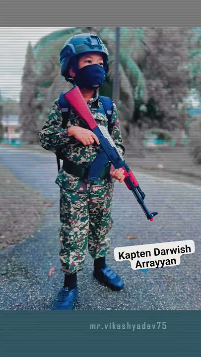 Askar cilik, sempena hari kanak kanak saya dapat no1