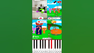 Sprunki Who is your favorite? #animation #funny #memes (@HF_Animation) - Octave Piano Tutorial