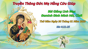 Bài Giảng Linh mục Đaminh Đinh Minh Hải, C.Ss.R Mc 4:21-25