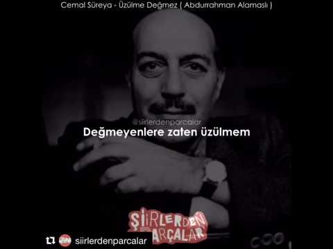 Cemal Süreya-Üzülme değmez sözünü duymaktan Sıkıldım