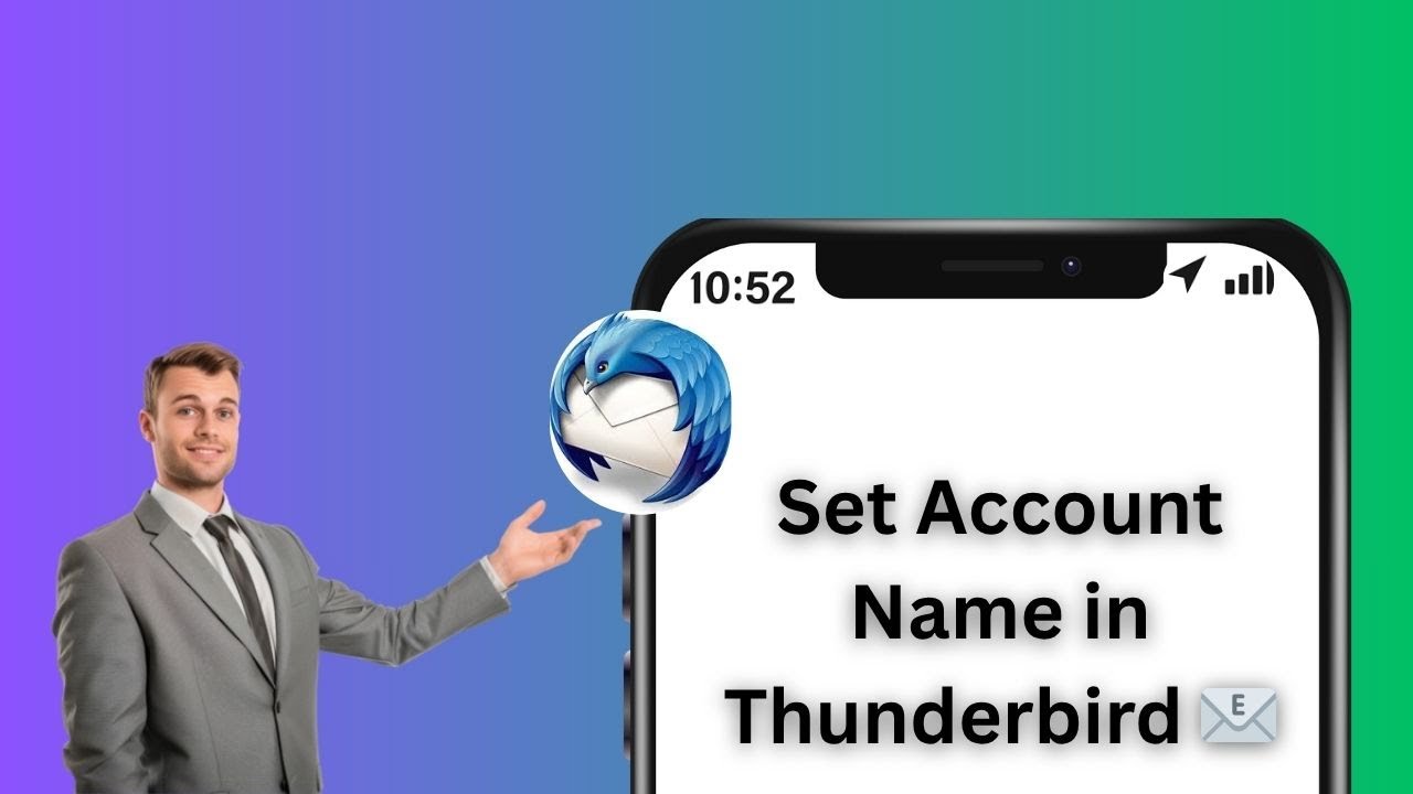 How to Set Account Name Setting on Thunderbird | Email Account Guide
