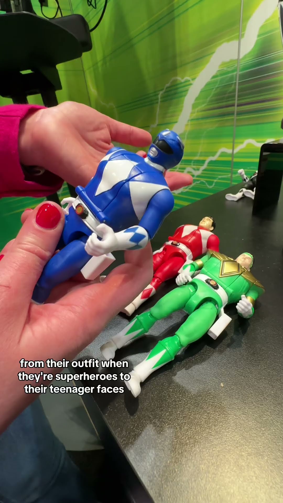 Auto Morphin Mighty Morphin Power Rangers by Playmates