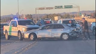Ending of Border Patrol pursuit in Yuma Arizona off I-8