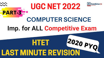 HTET EXAM | HTET Past Paper Solution 2020 | Computer Science | Rashmi Prabha | CombineCS