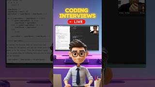 Live Mock Coding Interview 🚀✅ #computerscience #coding #ytshorts
