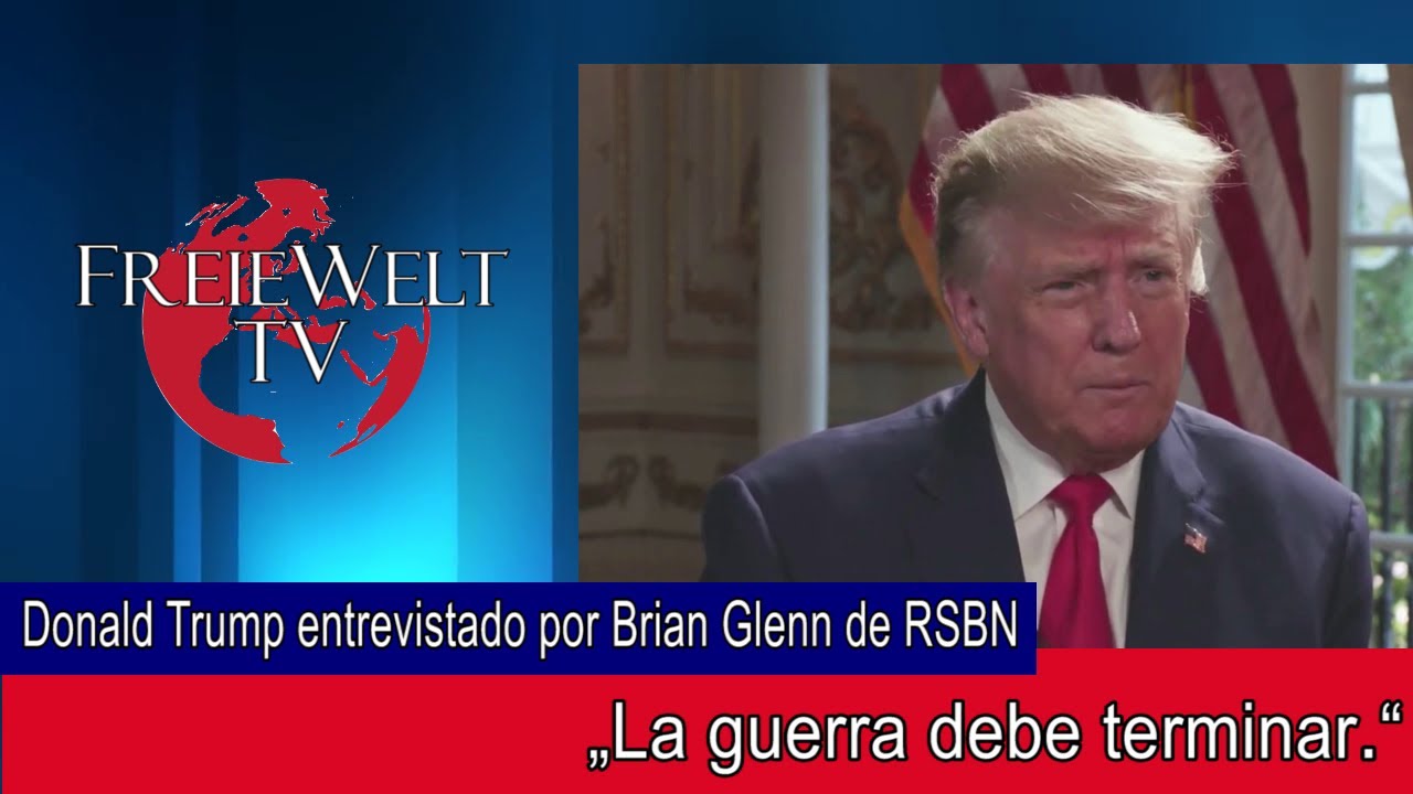 Donald Trump - La guerra debe terminar - YouTube