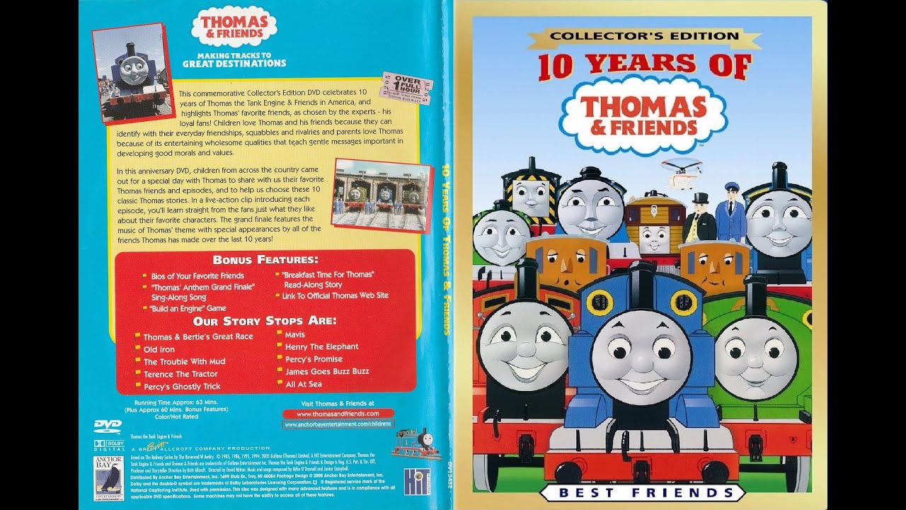 10 Years of Thomas DVD (US - GC)