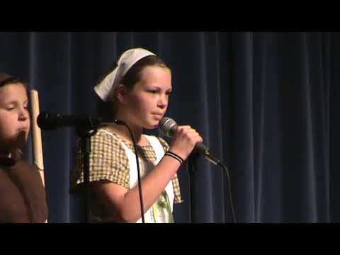 Daisy sings Castle On A Cloud at Montalvo Elementary School. 3/15/2013