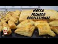 MASSA FOLHADA PROFISSIONAL - Como fazer Massa Folhada - técnica francesa - MASSA FOLHADA