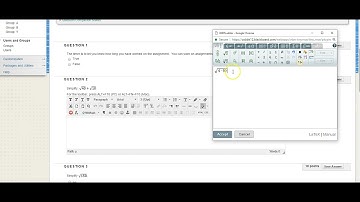 How to use Equation Editor in Blackboard