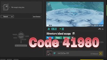 Bgmi Wow Parkour Map Code 41980 | Adventure island escape | #bgmi #pubgmobile #pubg #parkour 