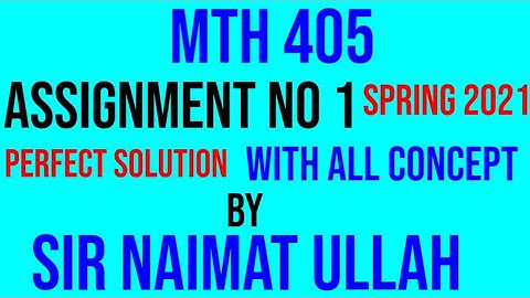 MTH405 assignment no 1 solution 2021|MTH 405|assignment 1|solution|Abelian|cyclic|Order of element.