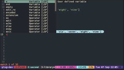 Vimscript Tutorial: List ( concatenating two lists )