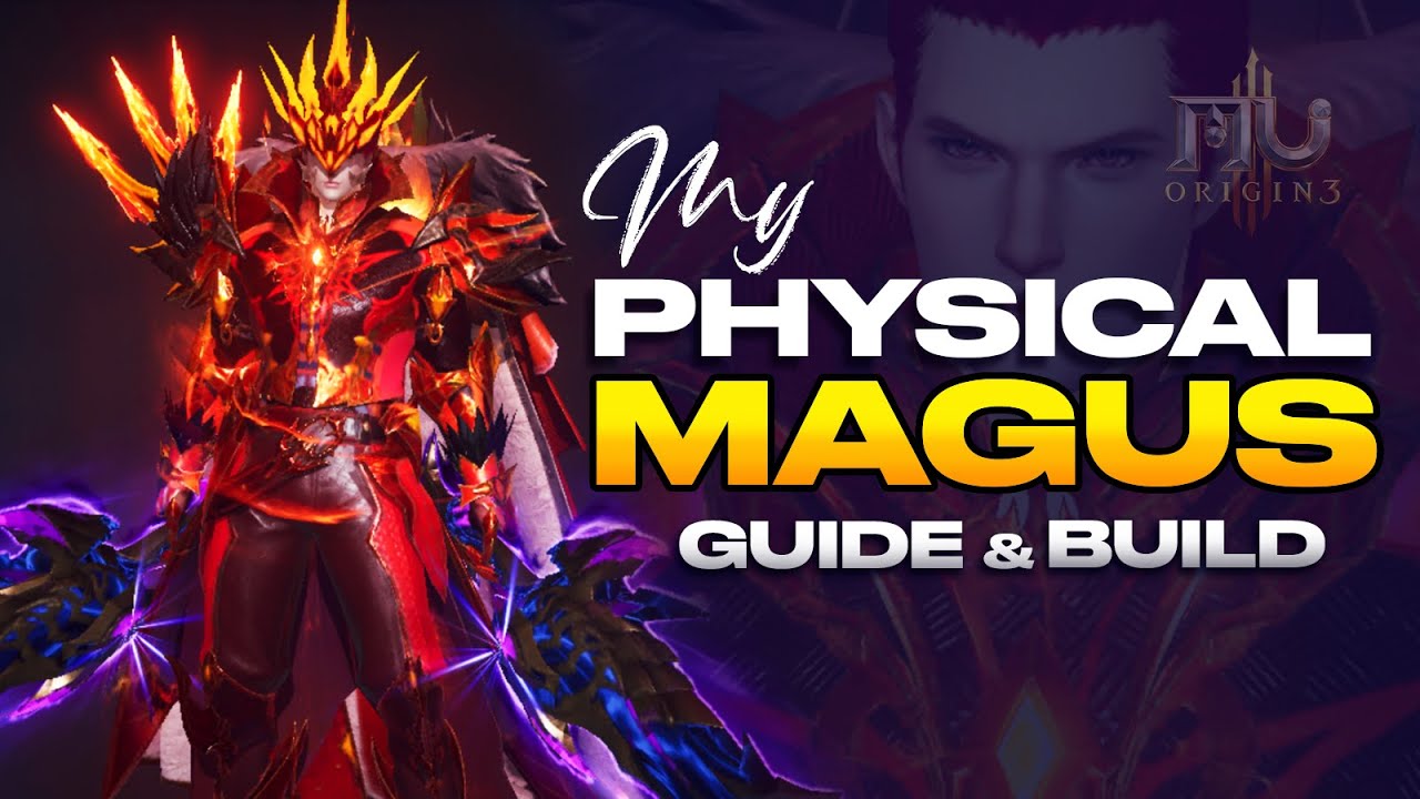 MU Origin 3 | PHYSICAL Magus Guide and Build | Knock-down Combo - YouTube