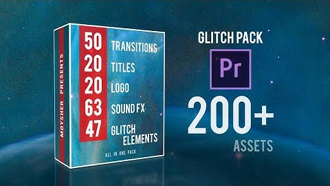 Glitch Pack Premiere Pro Templates