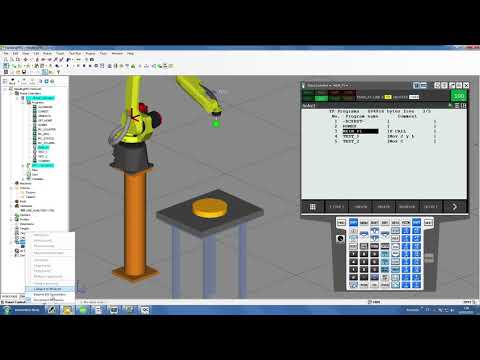 Prueba de comunicación entre siemens Sep7 y Roboguide de Fanuc