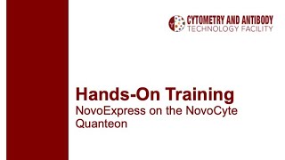 CAT Hands-On Training: NovoExpress Software on the Quanteon & Penteon screenshot 2