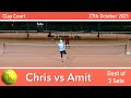 Tennis matchplay  chris vs amit 27th october 2021