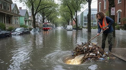 Unclogging Drains to Rescue a City Underwater!