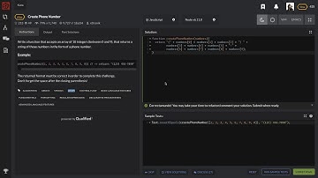 Code Wars: Create Phone Number