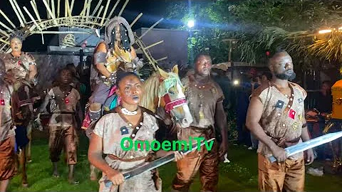IYABO OJO GRAND ENTRANCE AT LABAKE OLODODO MOVIE PREMIERE