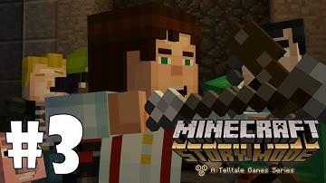 Minecraft Story Mode - Episode 1 -  Ellegaard Awaits! (Part 3 The End)