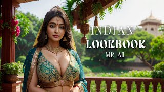 [4K] Ai Art Indian Lookbook Girl Al Art Video - Calm Environment