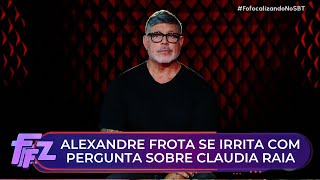 Por que Alexandre Frota se irritou com pergunta sobre Claudia Raia? | Fofocalizando 02/09/5