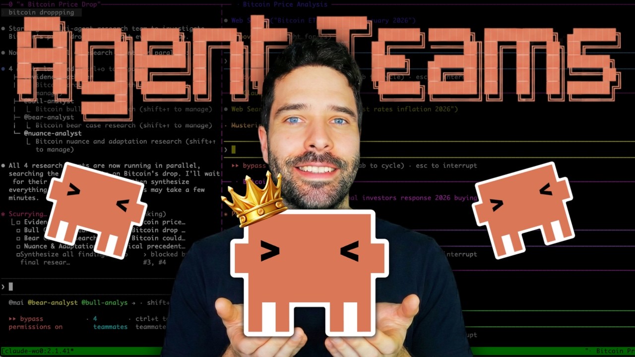 Изучите 90% команд агентов Claude Code за 22 минуты (Opus 4.6)