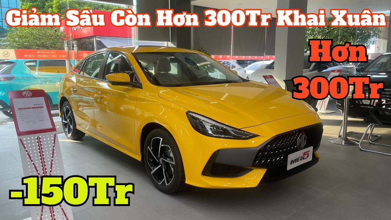 Giá Khuyến Mại MG5 Cuối Tháng 2. Giảm Sâu Còn Hơn 300Tr Khai Xuân Giá Lăn Bánh Giảm Mạnh | CarTVnew