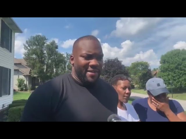 Beanie Wells speaks to WKYC following the shooting death of his brother  Joey