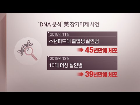 미국도 DNA 분석으로 수십년 <strong>미제</strong> <strong>사건</strong> <strong>해결</strong> / 연합뉴스TV (YonhapnewsTV)