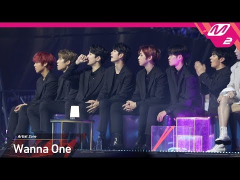 [2018MAMA x M2] 워너원(Wanna One) Reaction to 몬스타엑스(MONSTA X)'s Performance in JAPAN