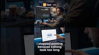 Scrivid - I Stopped Posting Because Editing Took Too Long—Then I Used This #shorts