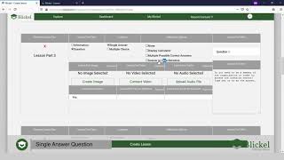 Celebrity Learn how to create a single text input question on Blickel Wealth