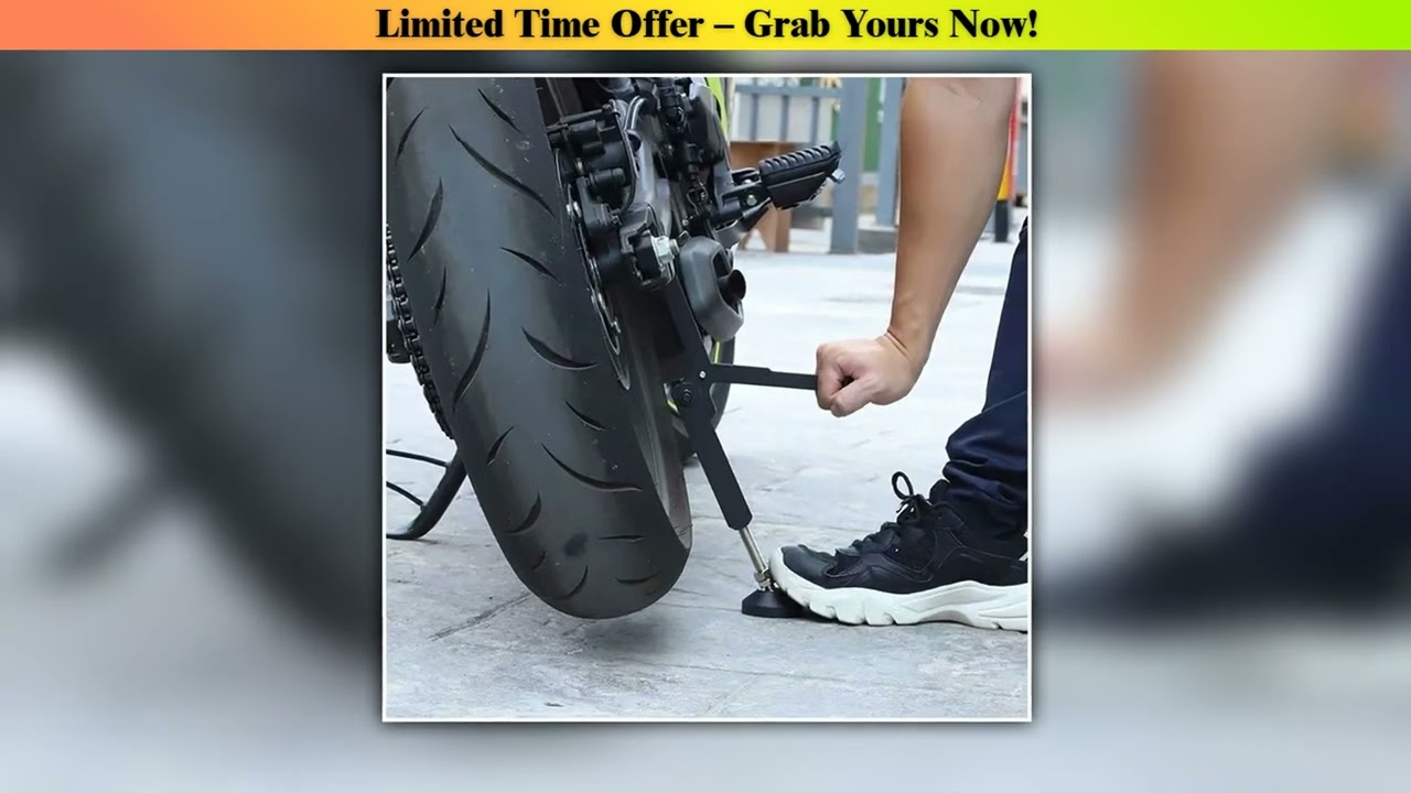 Discount Motorcycle Labor Saving Wheel Stand Kickstand Universal Wheel Lifter Side Support Stand