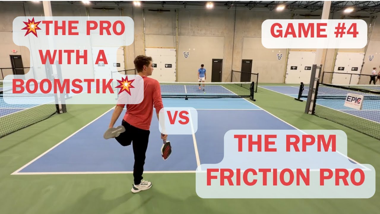 Pro Pickleball Journey to 10K: MATCH #53 RPM Friction Pro Singles v Collin Shick (6.42 DUPR) Game 4