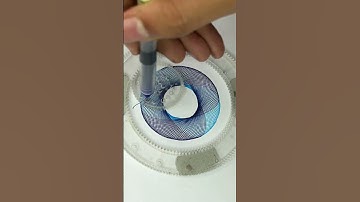 Watch as Colors Form a Perfect Loop #asmr #art #spirograph #shorts #2025 #usa #subscribe #trending