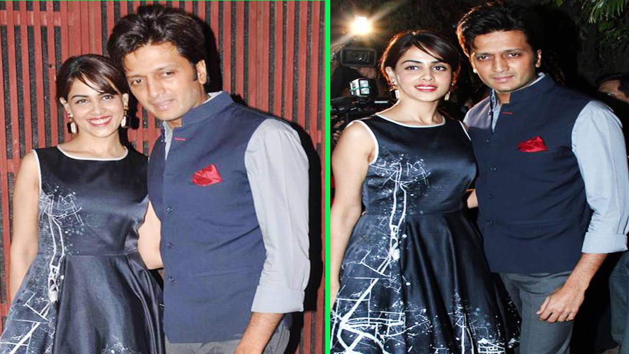Genelia & Riteish at Kangana Ranaut Birthday Bash