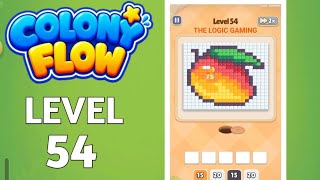 Colony Flow Level 54 Walkthrough Solution 