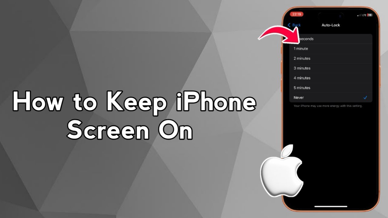 How to Keep iPhone Screen On (Never Turn Off)