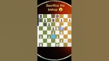 amazing sacrifice with the bishop 😍 #chess #brilliantmove #lichess #checkmate
